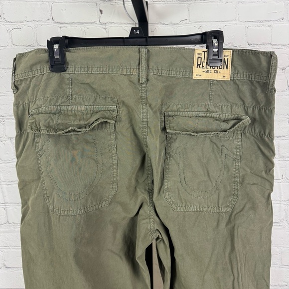 True Religion Officer Field Pants Army Green Size 34 - Picture 5 of 9